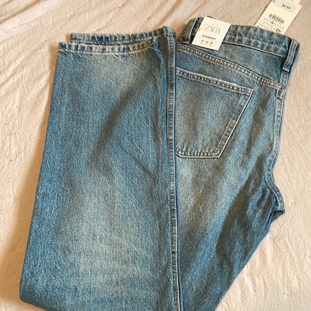 Straight leg jeans